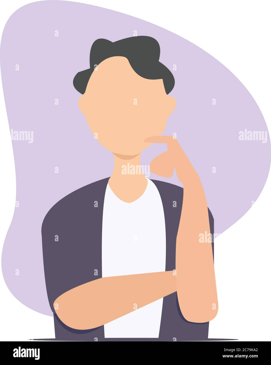 Single man Stock Vector Images Alamy