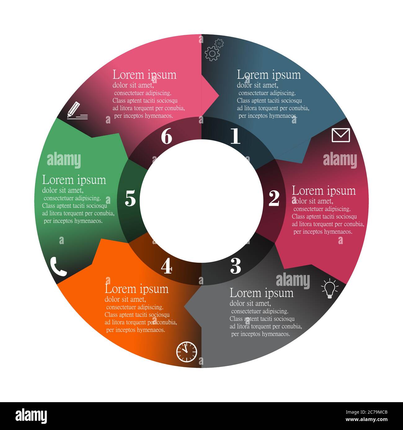 Infographic graphic modern elements data visualization vector circle ...