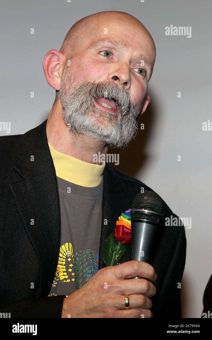 New York, NY, USA. 30 January, 2011. Michael Sabatino at the screening of 'March On' at the LGBT Center. Credit: Steve Mack/Alamy Stock Photo