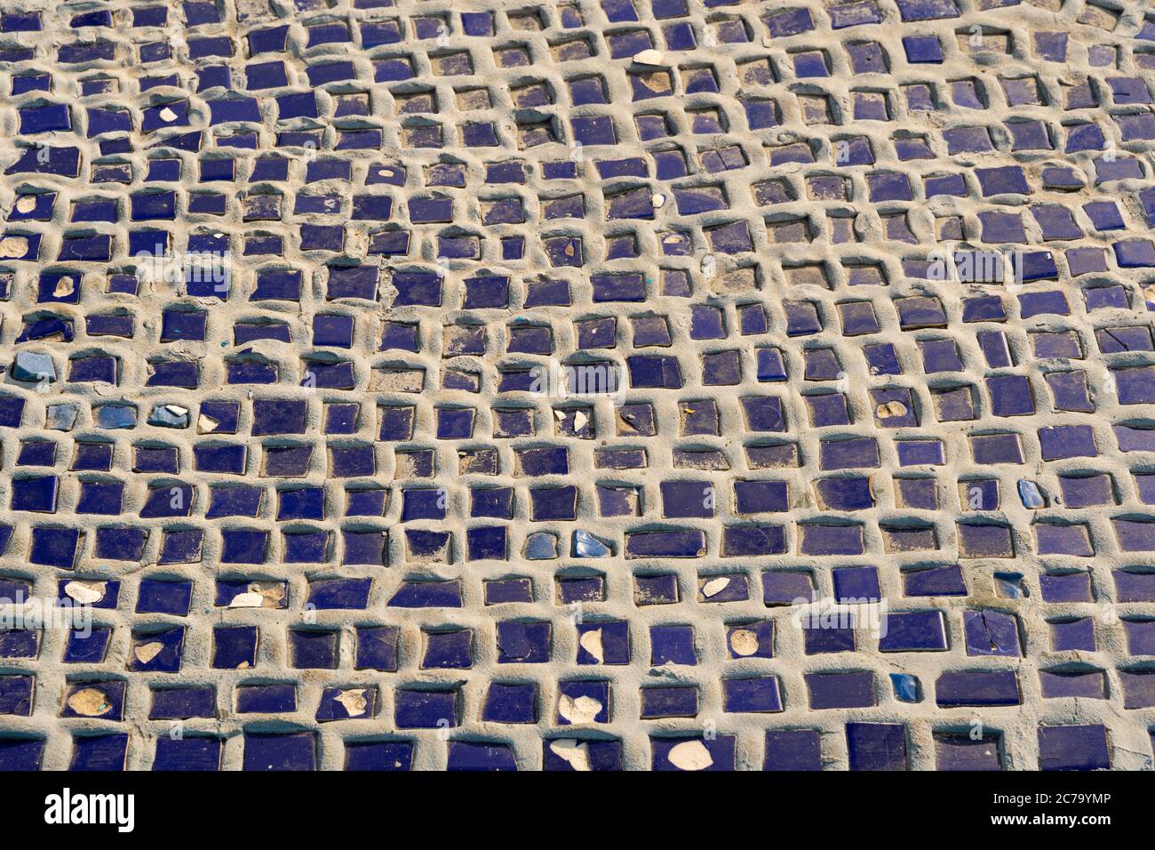 purple Decoration mosaic tile backdrop. Abstract seamless geometric