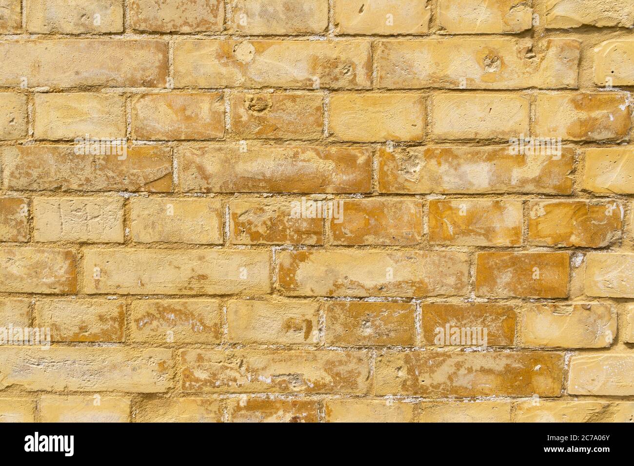 Grunge dirty vintage yellow brick wall texture background Stock Photo ...