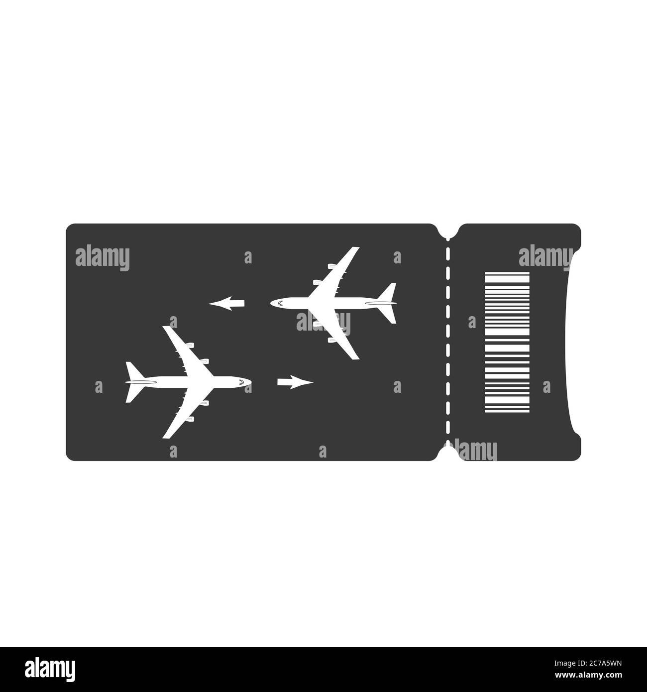 Electronic airline ticket Black and White Stock Photos & Images - Alamy