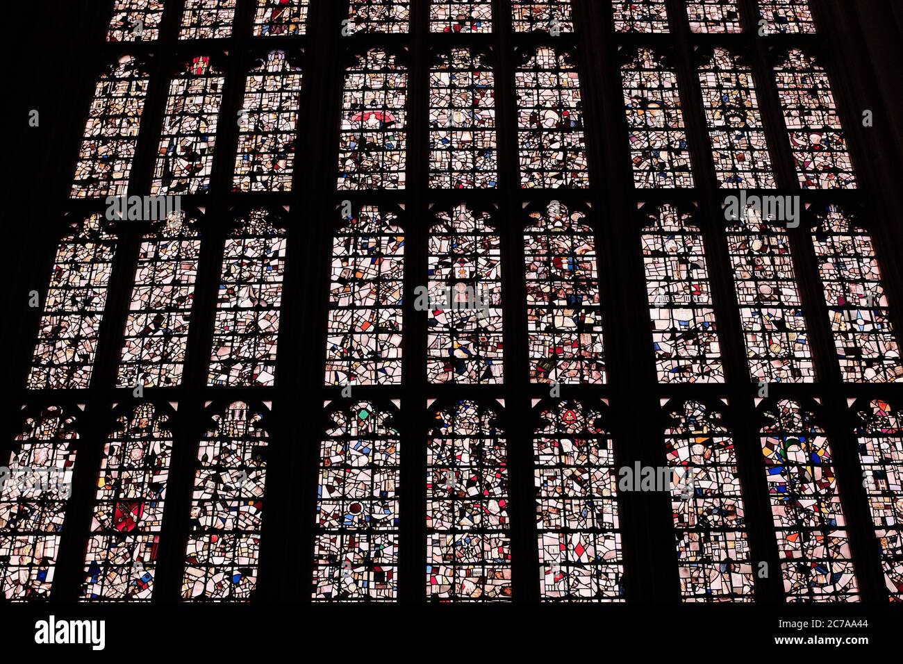 Stained glass window winchester cathedral hi-res stock photography and ...