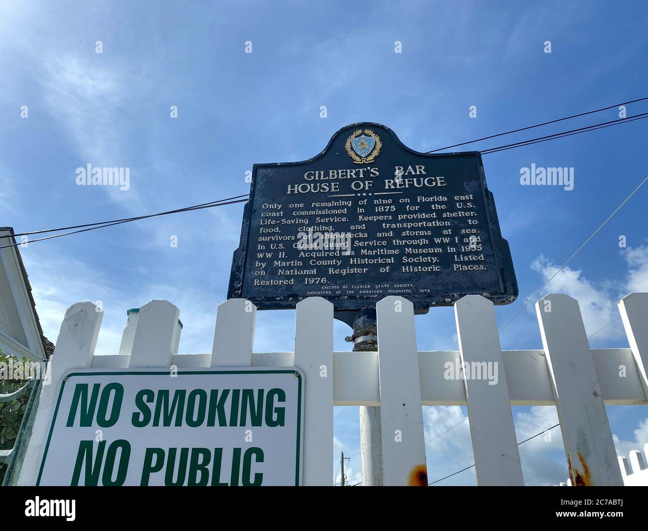 Stuart, FL/USA7/10/20 Gilbert's Bar House of Refuge Museum in Stuart