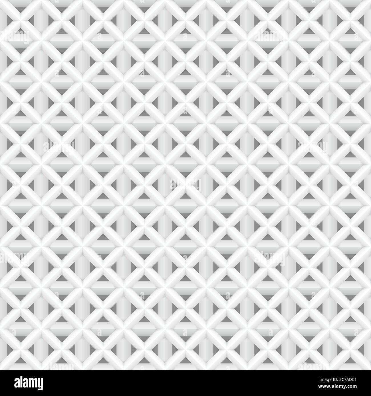 3d industrial soft white seamless pattern vector background Stock Vector