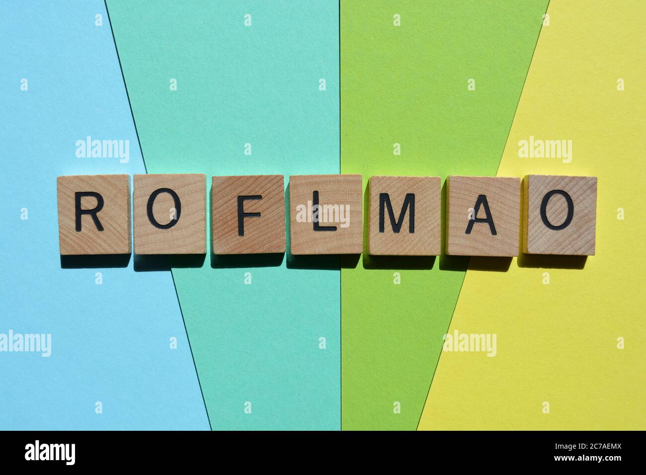 Acronym, Internet slang, combination of ROFL and LMAO Stock Photo - Alamy