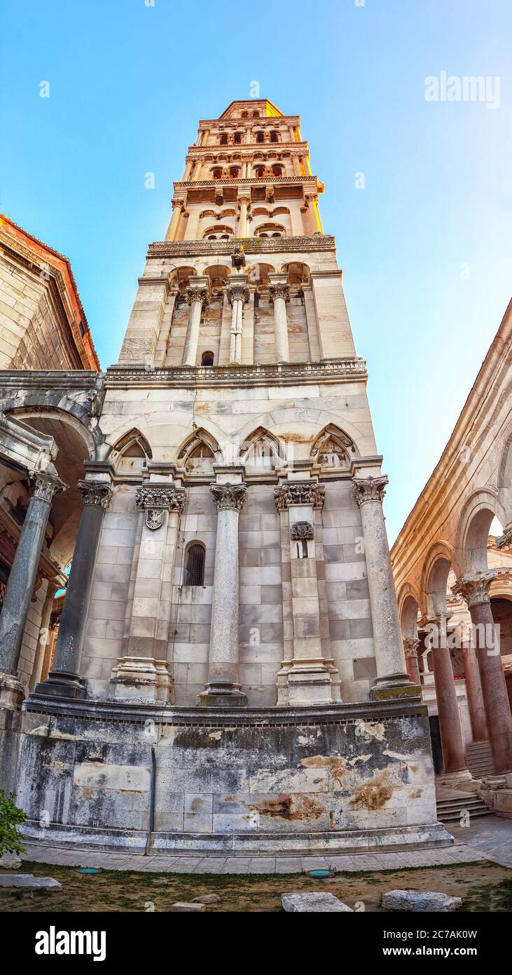 Famous Diocletian Palace built for Emperor Diocletian in historic ...