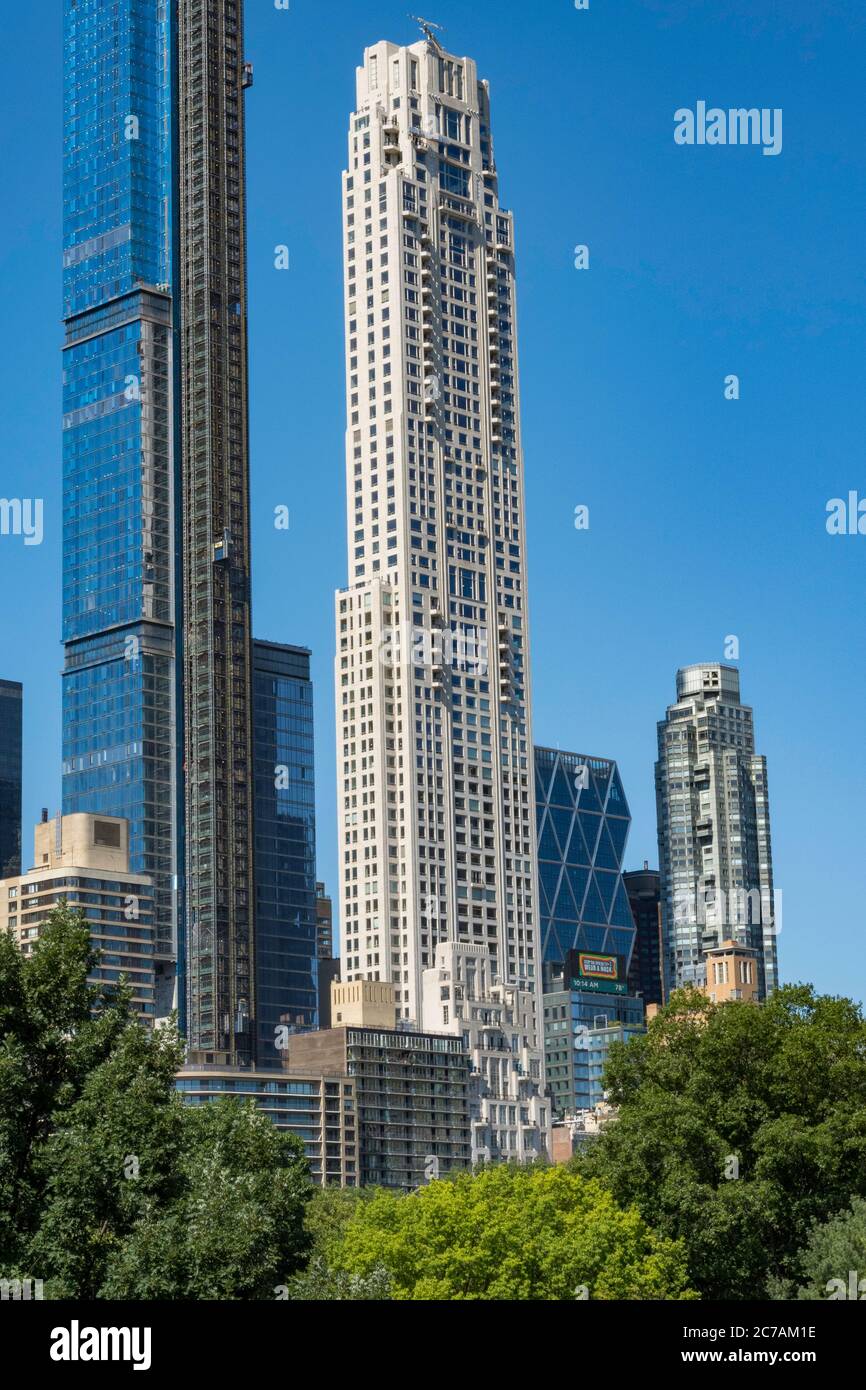 2 Central Park South New York City Usa Stock Photo Alamy