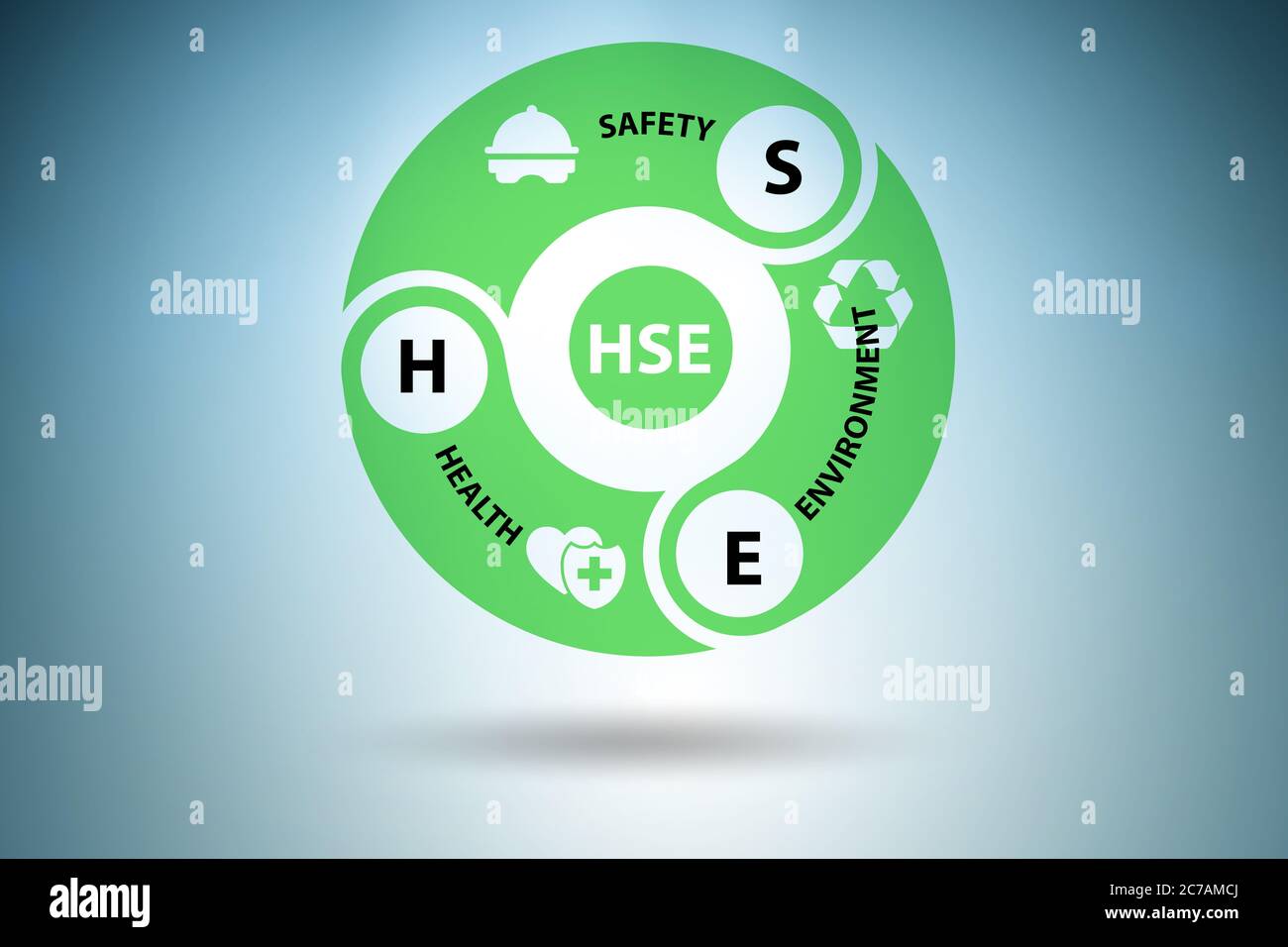 HSE concept for health safety and environment Stock Photo - Alamy