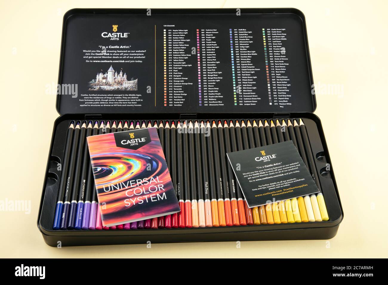Wetzlar, Germany 2020-06-11: CASTLE ARTS Drawing Pencils Art Set