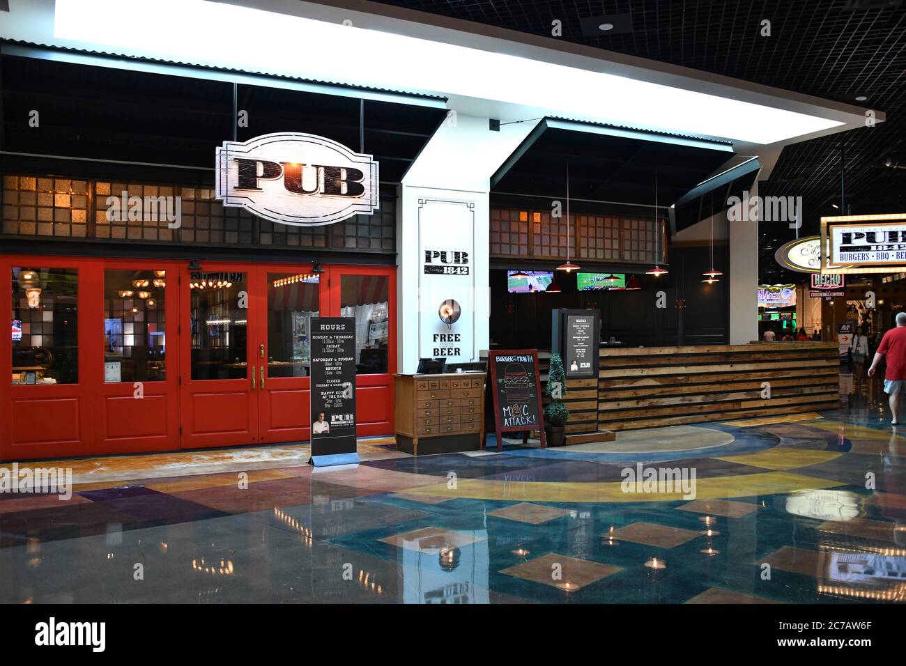 Las Vegas NV, USA 100118 The Michael Mina "Pub 1842" restaurant