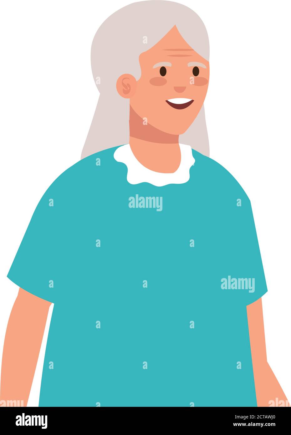 Grandmother avatar old woman vector design Stock Vector Image & Art - Alamy