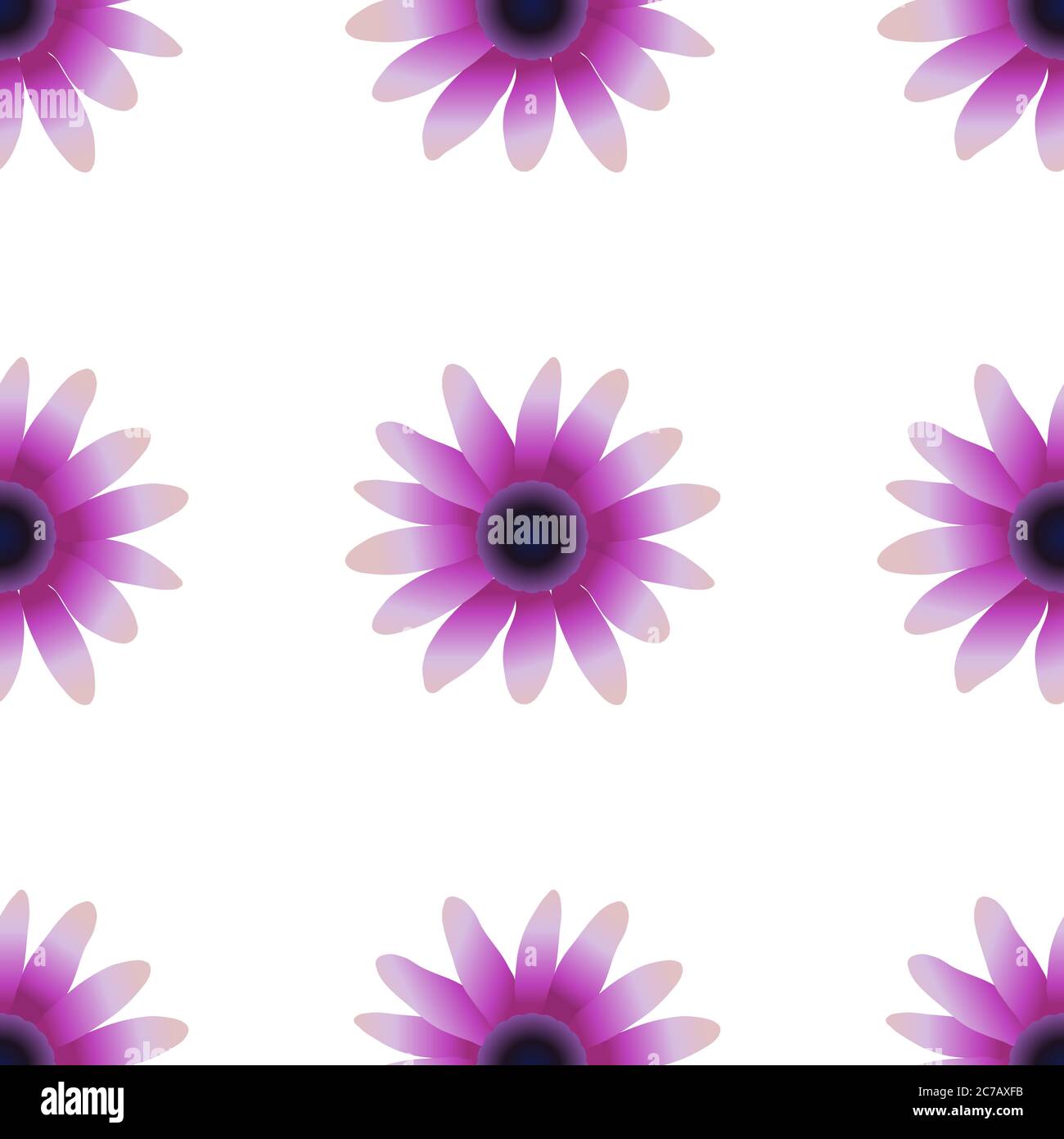 seamless flowers pattern texture background isolated on white. ideal ...