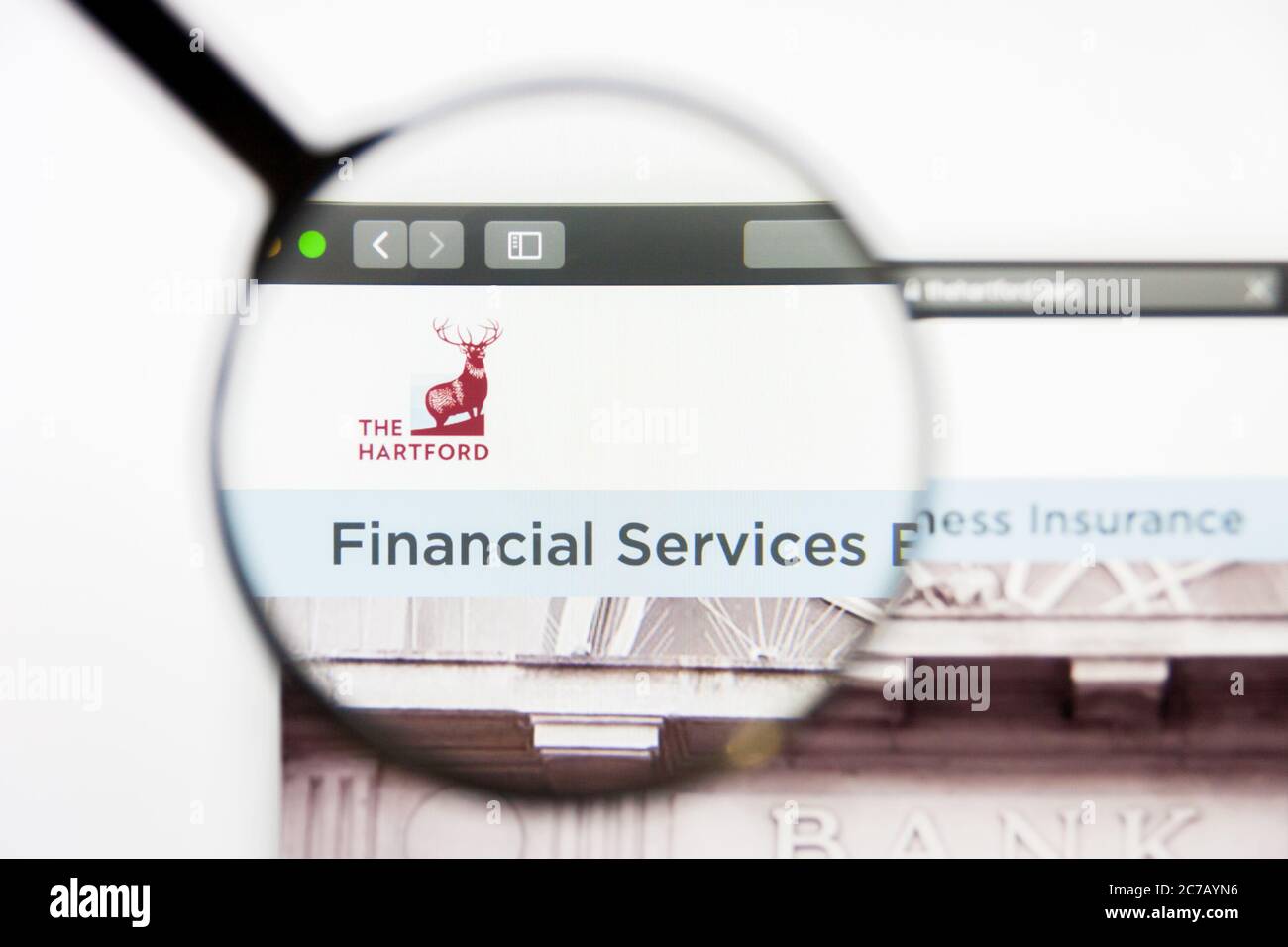 Los Angeles, California, USA 10 March 2019 Illustrative Editorial, Hartford Financial