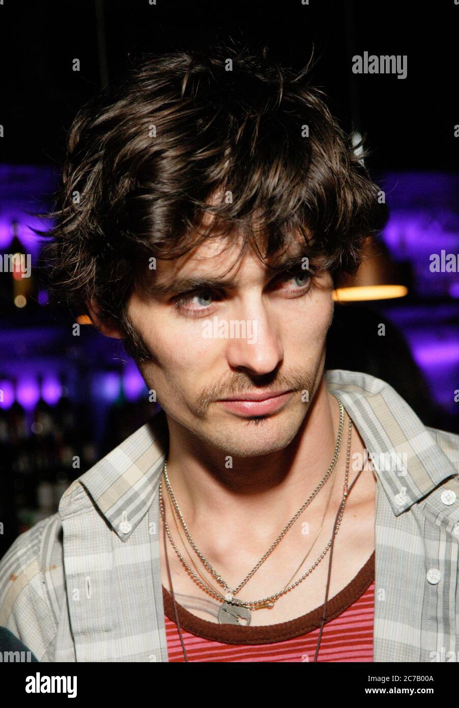 Singer Tyson Ritter of The AllAmerican Rejects portrait at the 2008 Vans Warped Tour kickoff