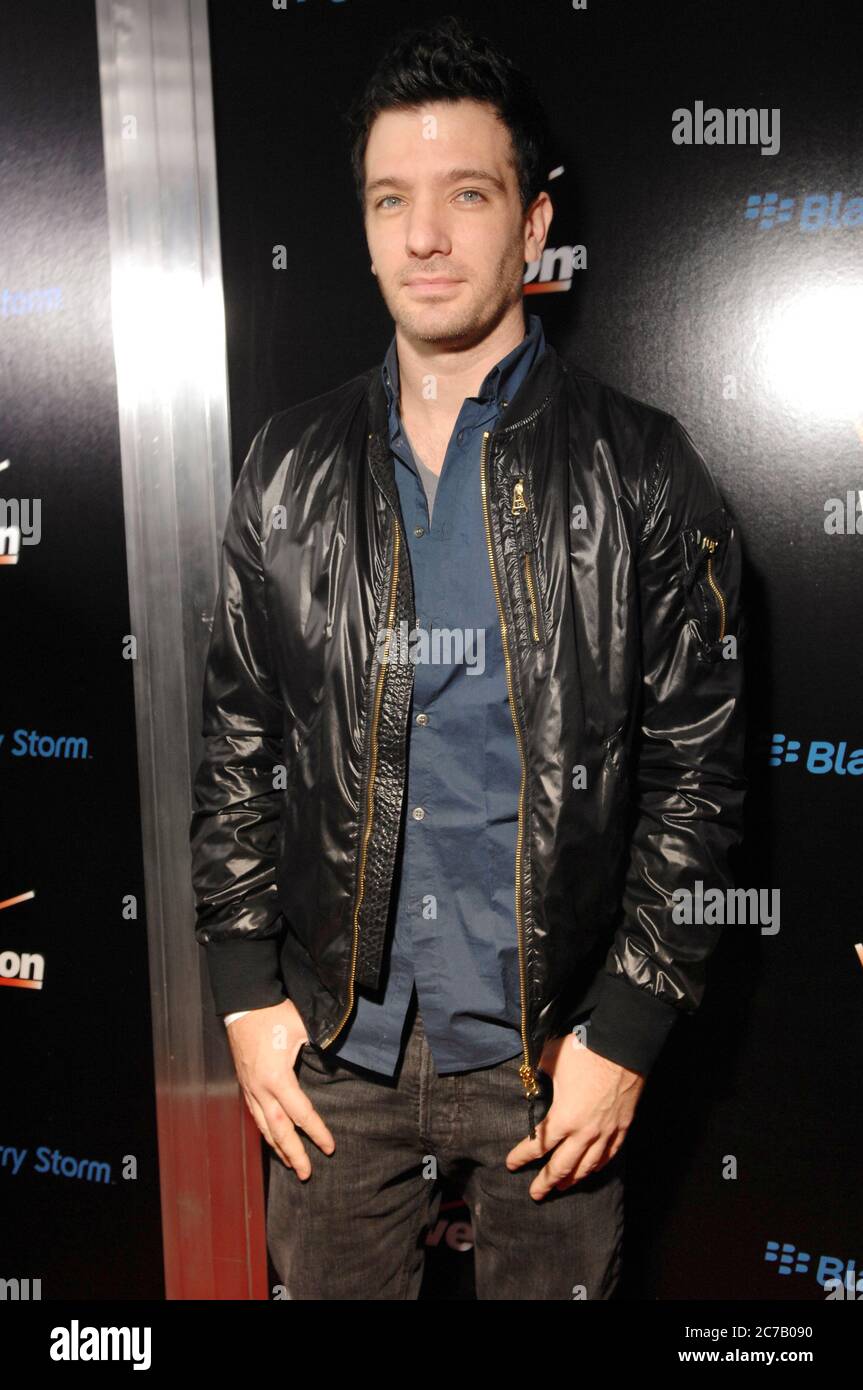 Singer Joshua Scott Chasez aka J.C. Chasez arrives to the Timberland  Pre-Grammy Launch Party hosted by Verizon and BlackBerry Storm at Boulevard  3 on February 6, 2009 in Hollywood, California. Credit: Jared