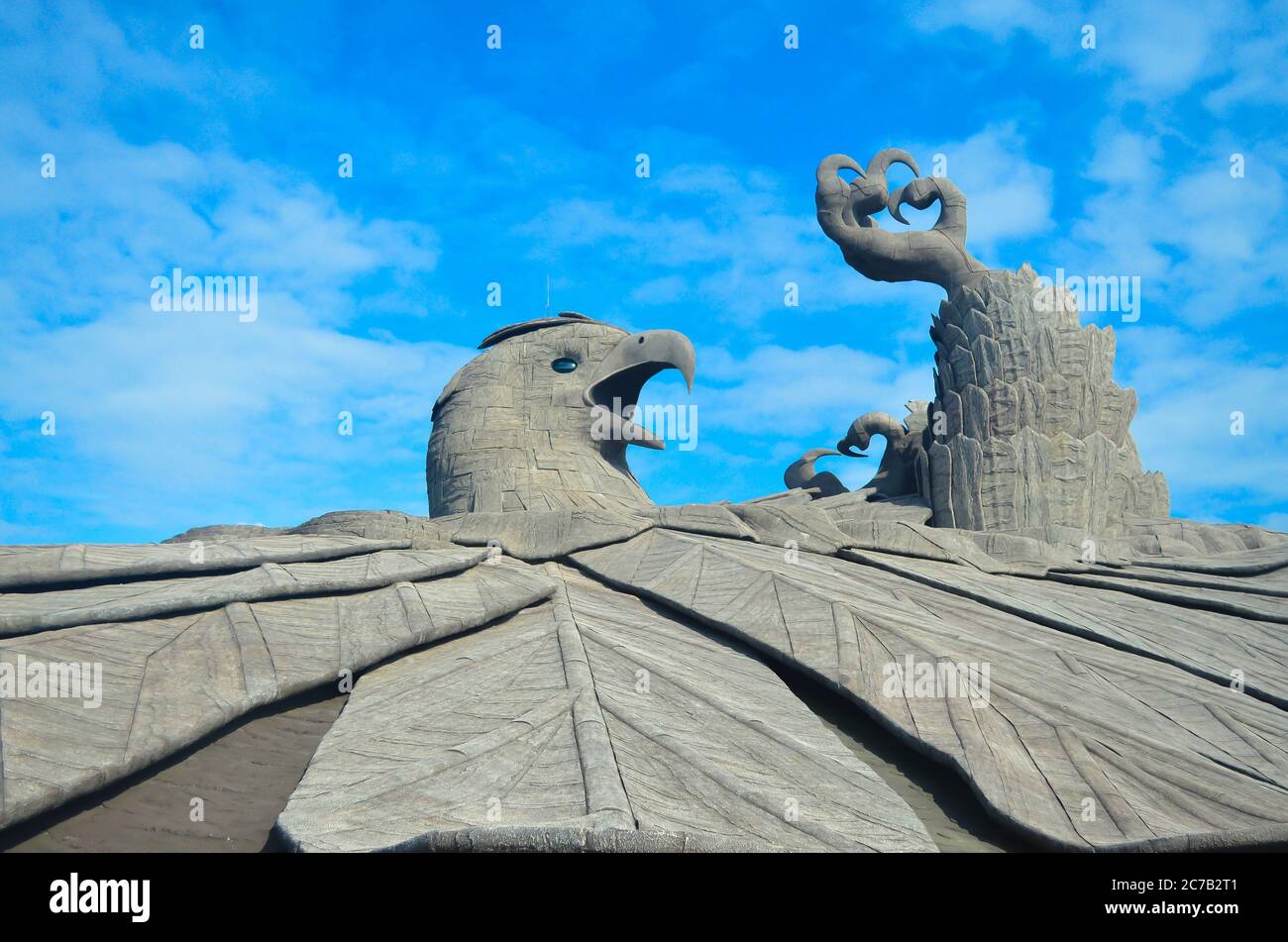 Jatayu Earth Center , World's largest bird's sculpture Stock Photo