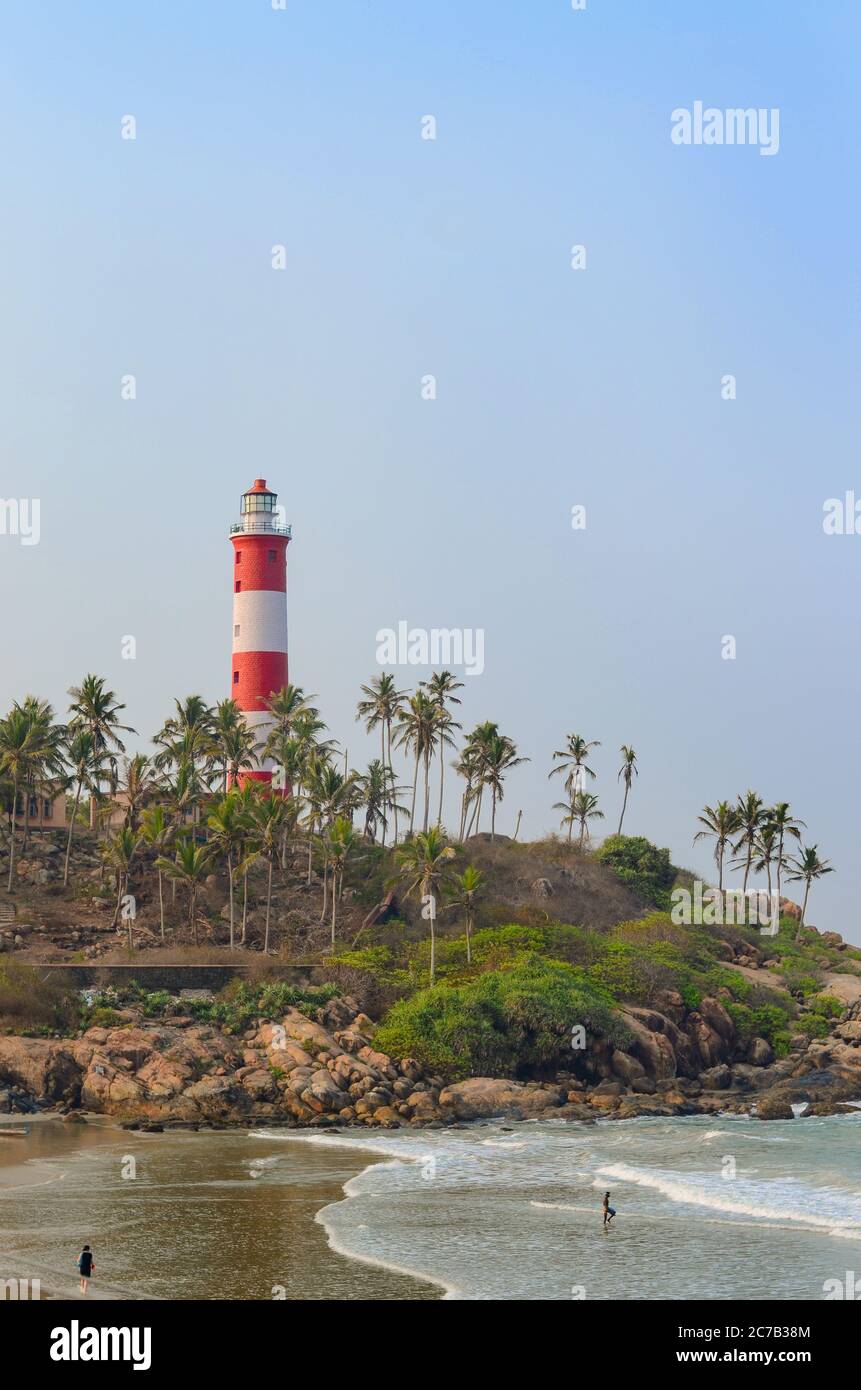Kovalam Light House in Trivandrum, Kerala Stock Photo Alamy