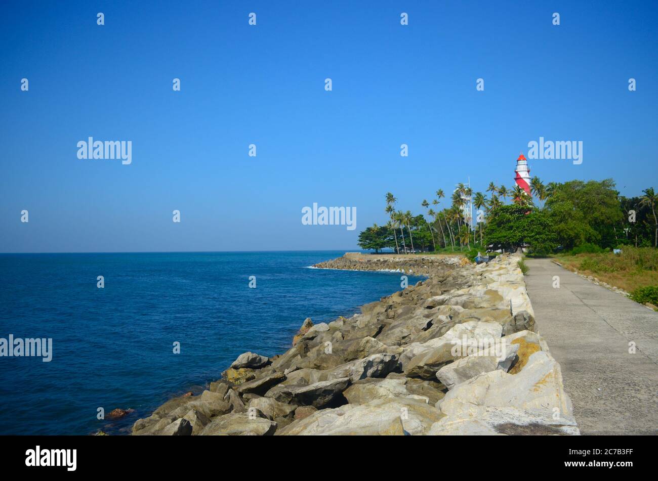 Thangassery Light House, Kollam, Kerala Stock Photo Alamy