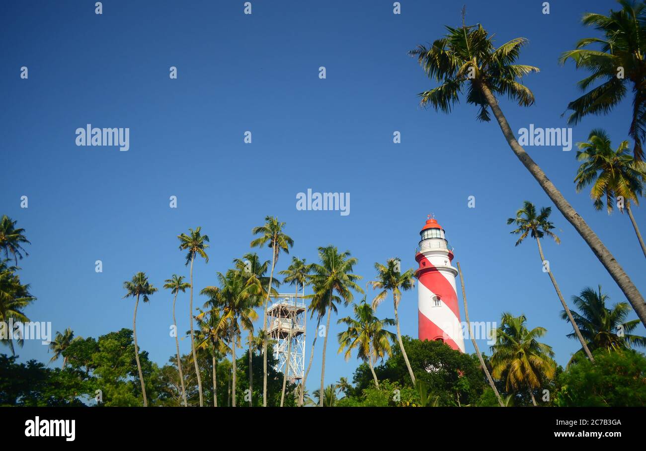 Thangassery Light House, Kollam, Kerala Stock Photo Alamy