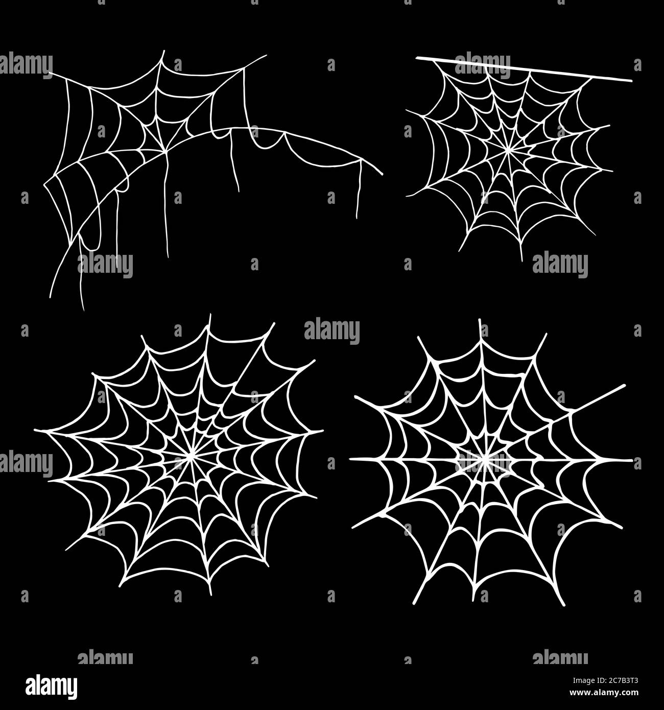 Halloween Spiders Background
