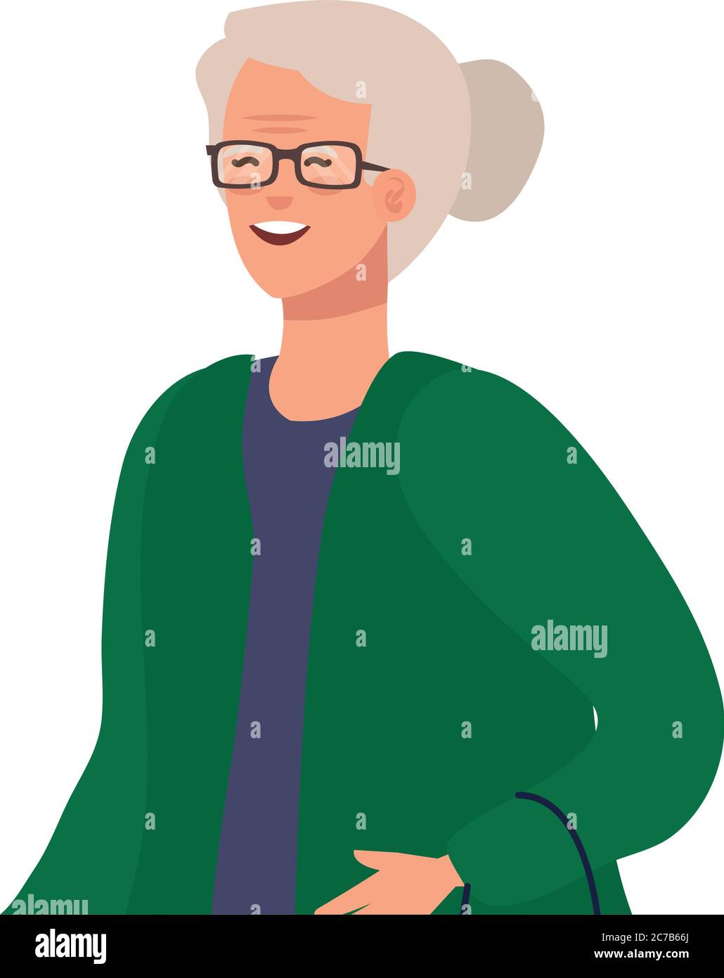 Grandmother avatar old woman vector design Stock Vector Image & Art - Alamy