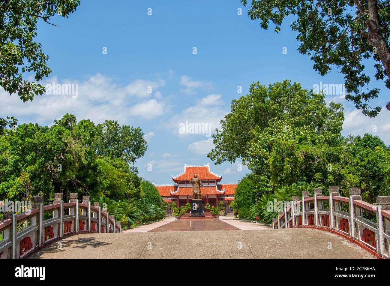 The Quang Trung Museum in the Tay Son area near the city of Qui Nhon in central Vietnam. Stock Photo