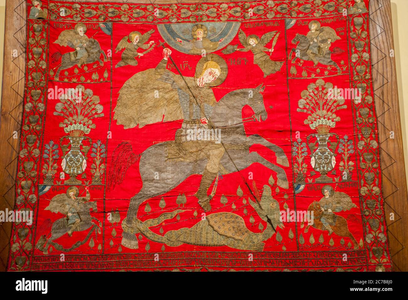 religious wall tapestry