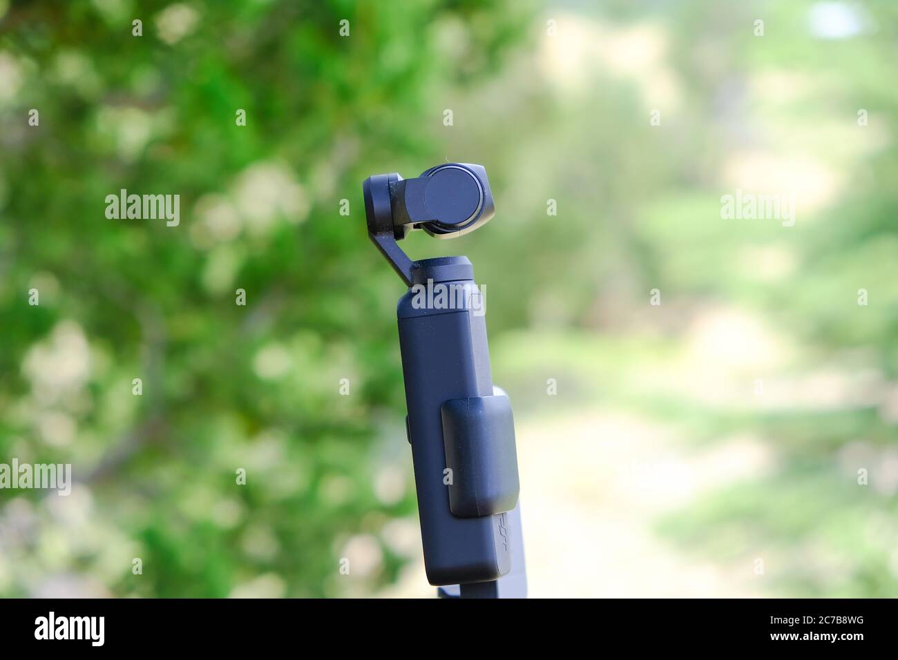 Chiang Mai, Thailand - June, 2020: DJI Osmo Pocket Camera close up. Osmo  pocket is the smallest 3-axis stabilized handheld camera. Time Lapse shoot  in Stock Photo - Alamy