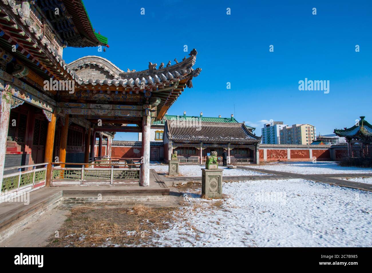 The Winter Palace of the Bogd Khan, built between 1893 and 1906, is ...