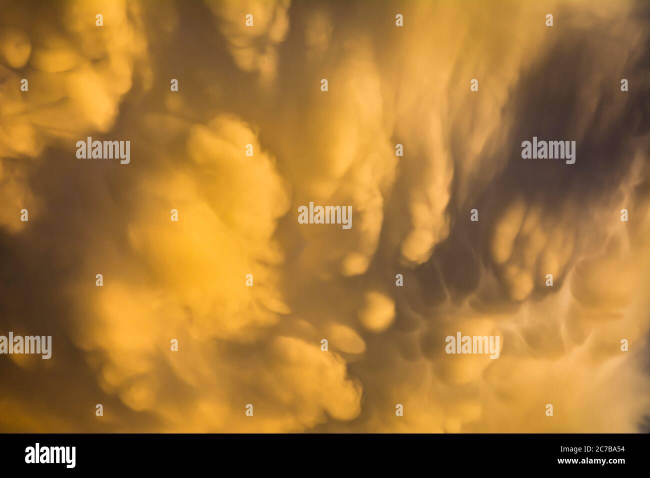 Dramatic clouds in the sky Stock Photo
