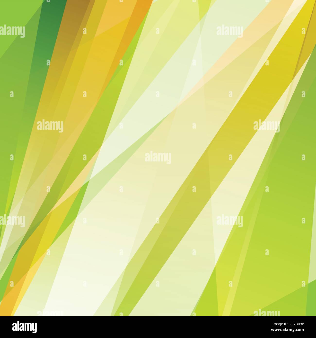 Green orange summer shiny stripes abstract vector background Stock Vector