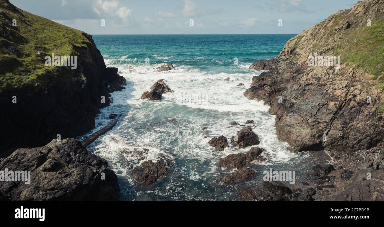 Beautiful summerly day at Lizard Point with a magical view of the ...