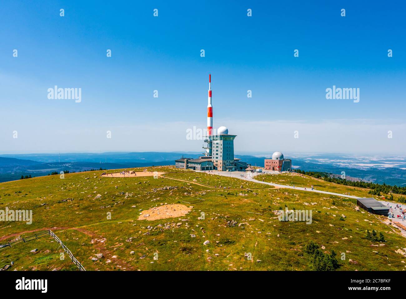The Mountain 'Brocken' in Harz National Park, Germany Stock Photo