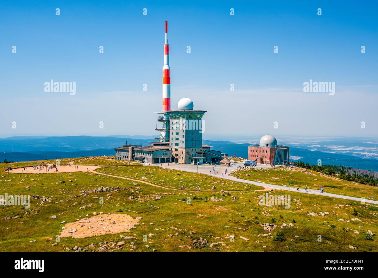 The Mountain 'Brocken' in Harz National Park, Germany Stock Photo