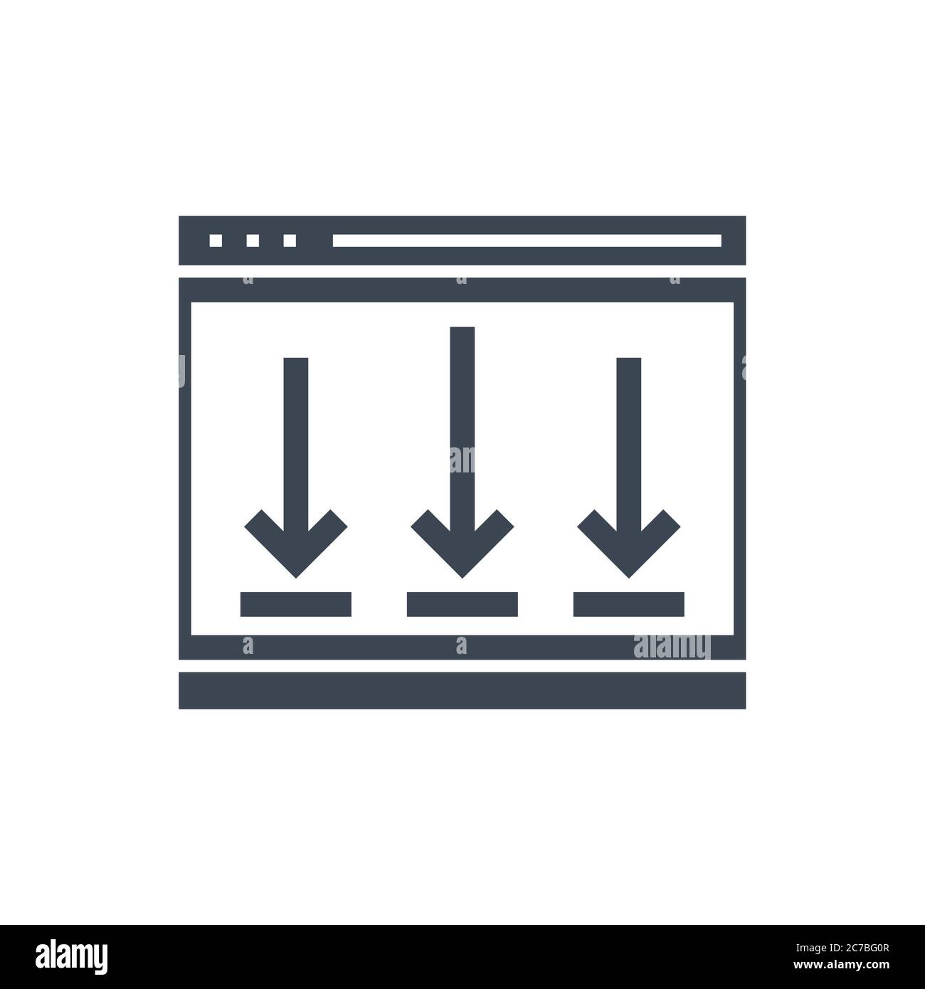 Landing Page Vector Glyph Icon Stock Vector Image & Art - Alamy