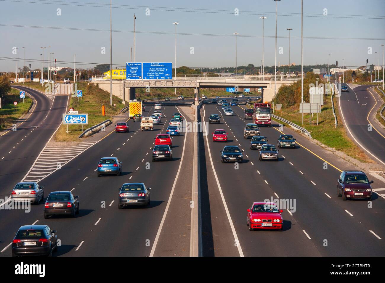 M50 motorway Dublin Stock Photo