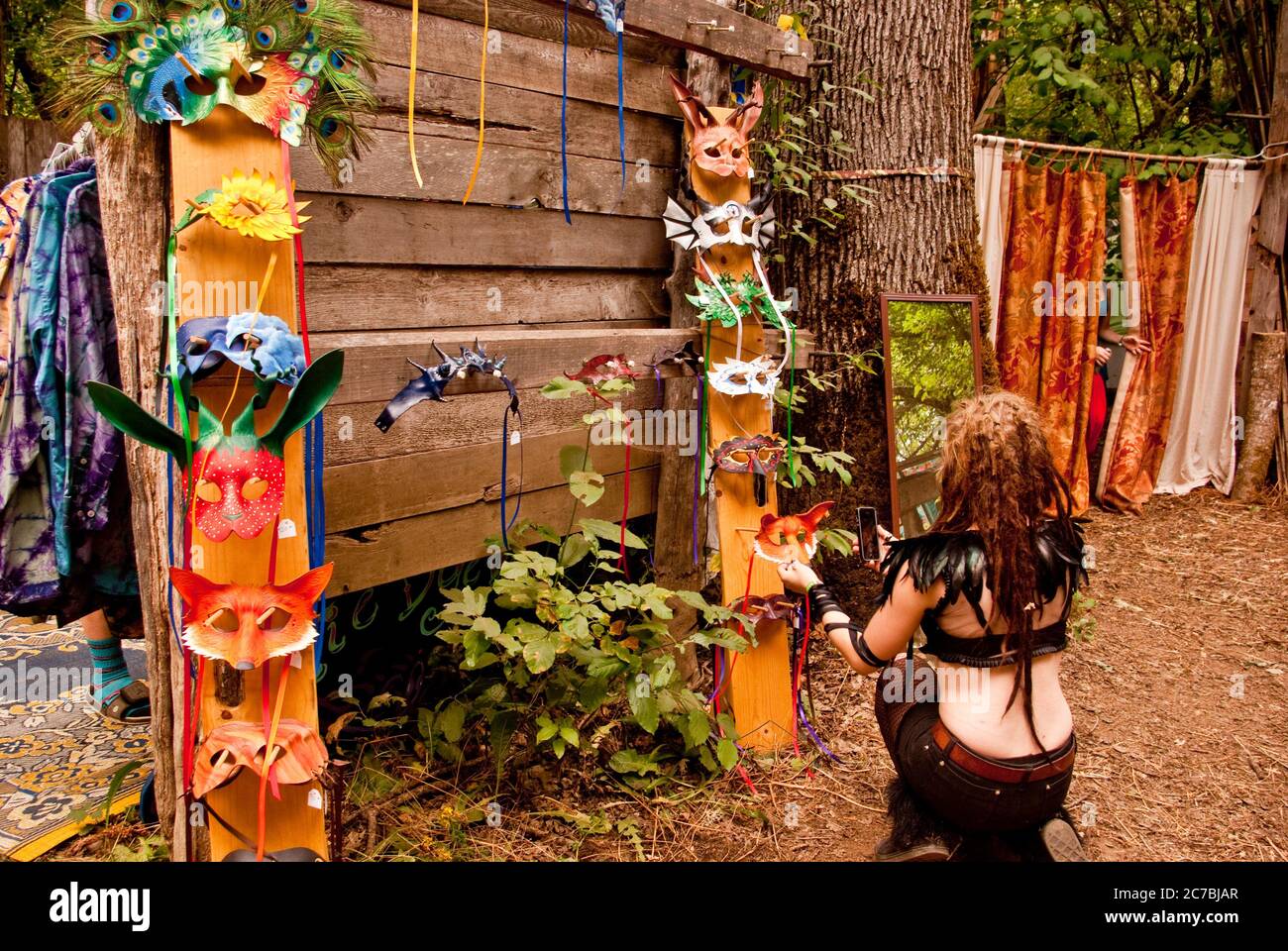 Oregon Country Fair, Oregon Stock Photo Alamy