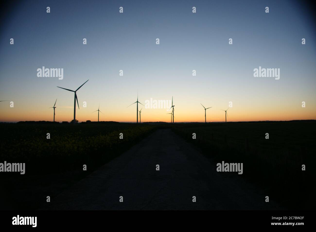 wind turbines, renewable energy Stock Photo