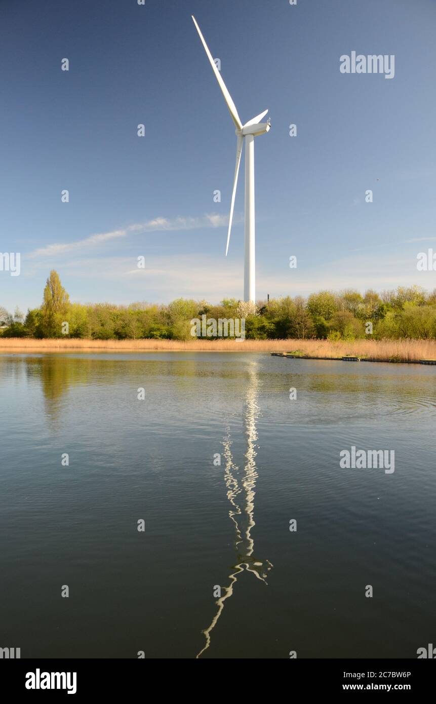 wind turbines, renewable energy Stock Photo