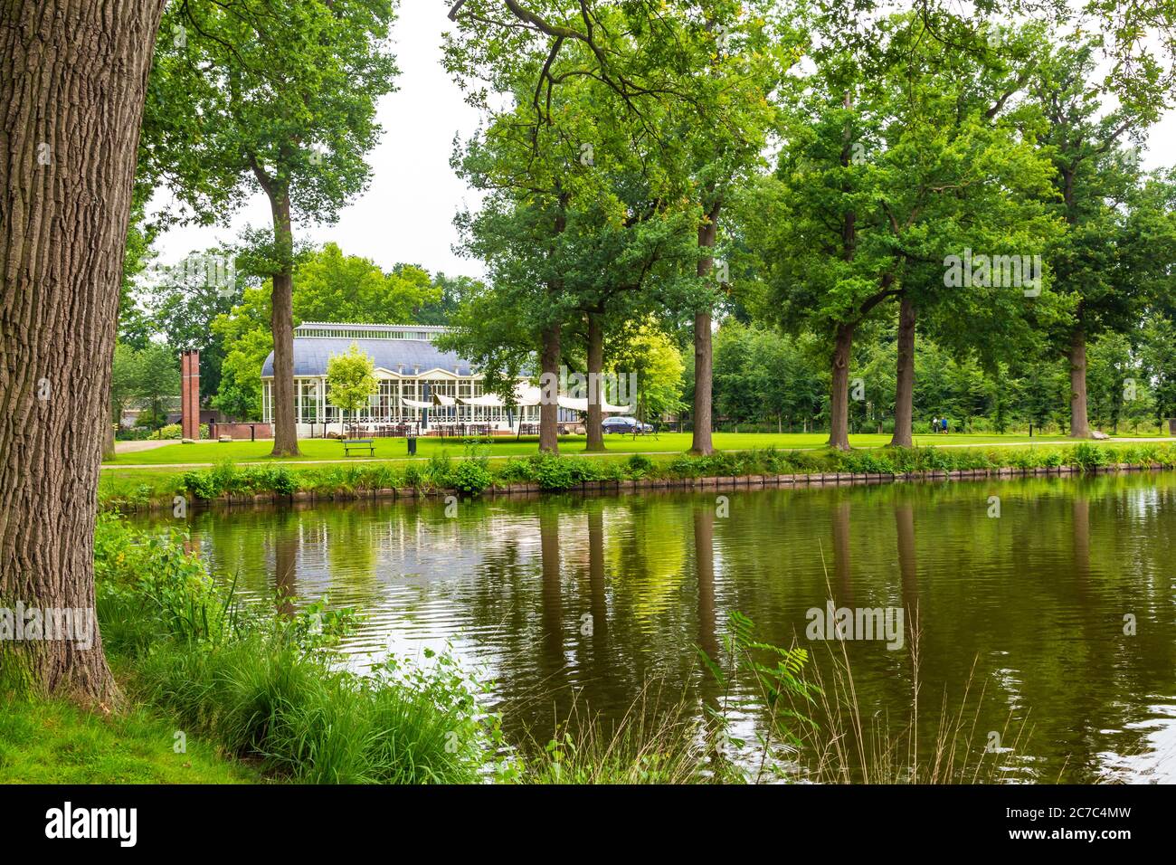 Barneveld Netherlands July 14, 2020 Orangery at estate Schaffelaar