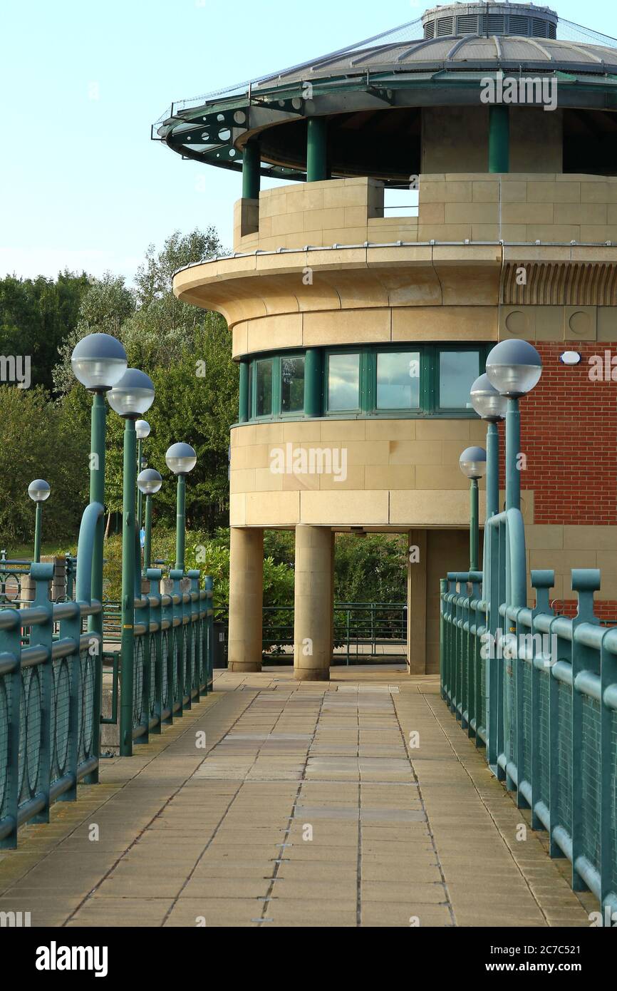 Harbour Masters Office at Tees Barrage Middlesbrough Stock Photo Alamy