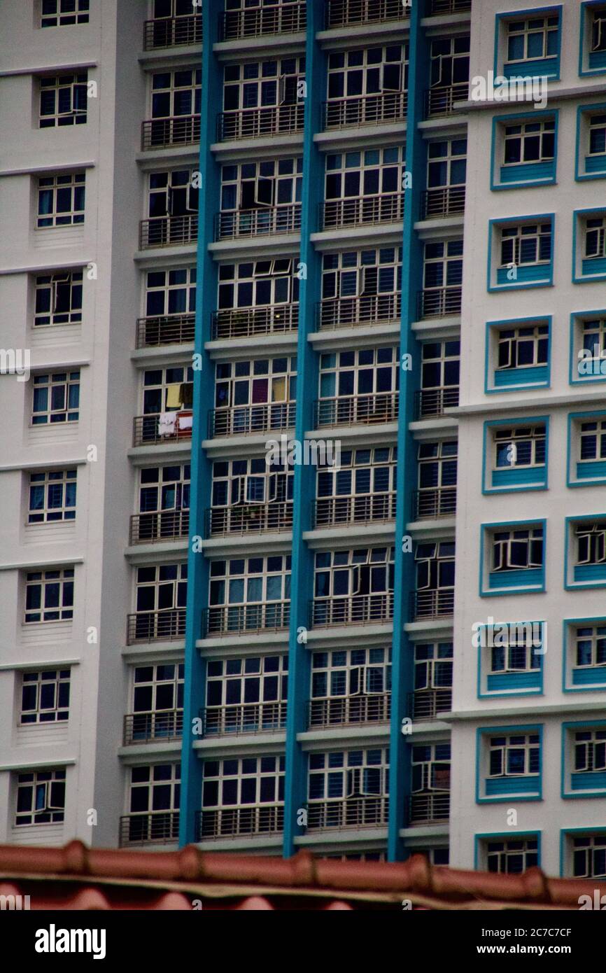 Windows balconies residential complex hi-res stock photography and ...