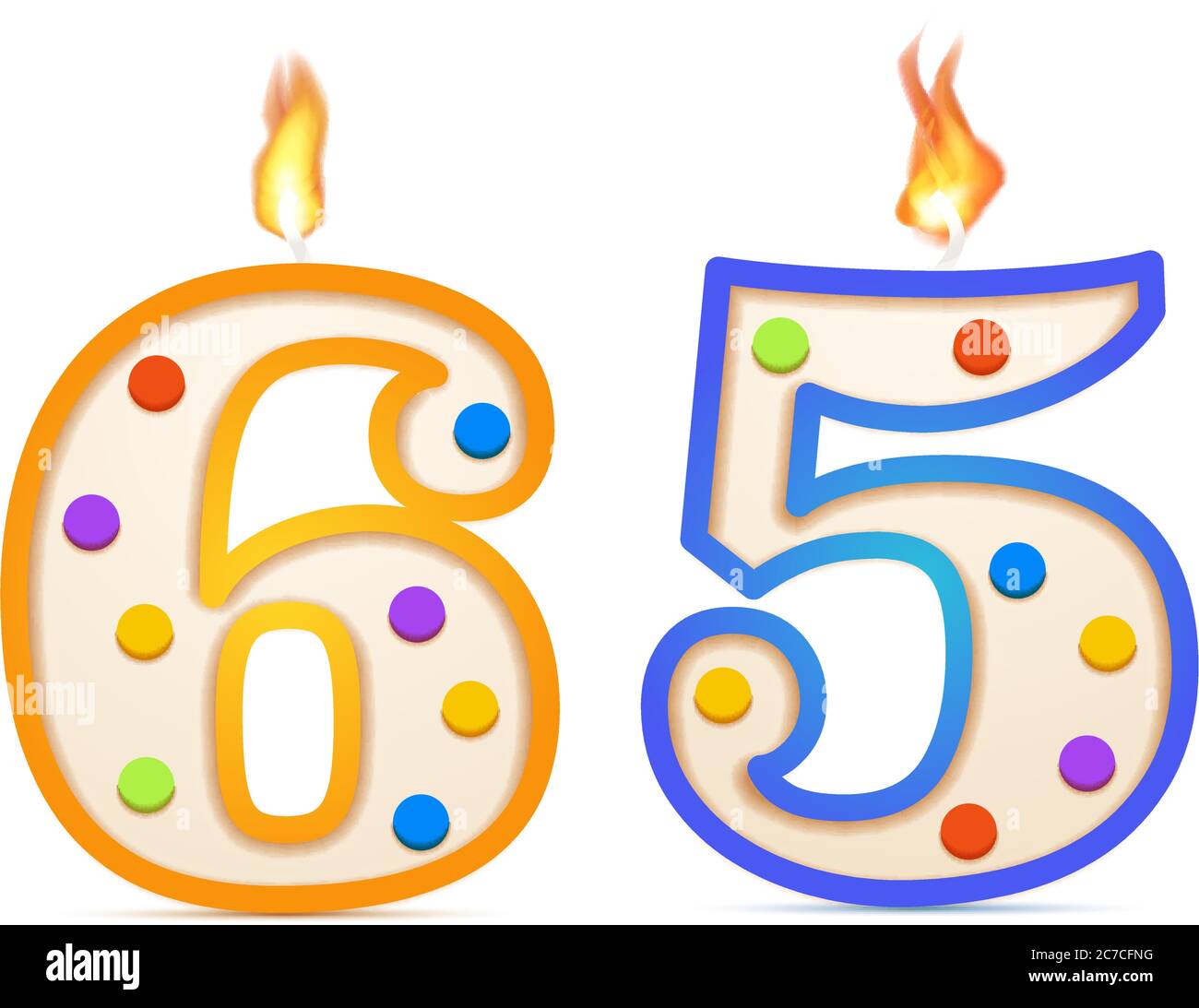 Number 65 Cut Out Stock Images & Pictures - Alamy