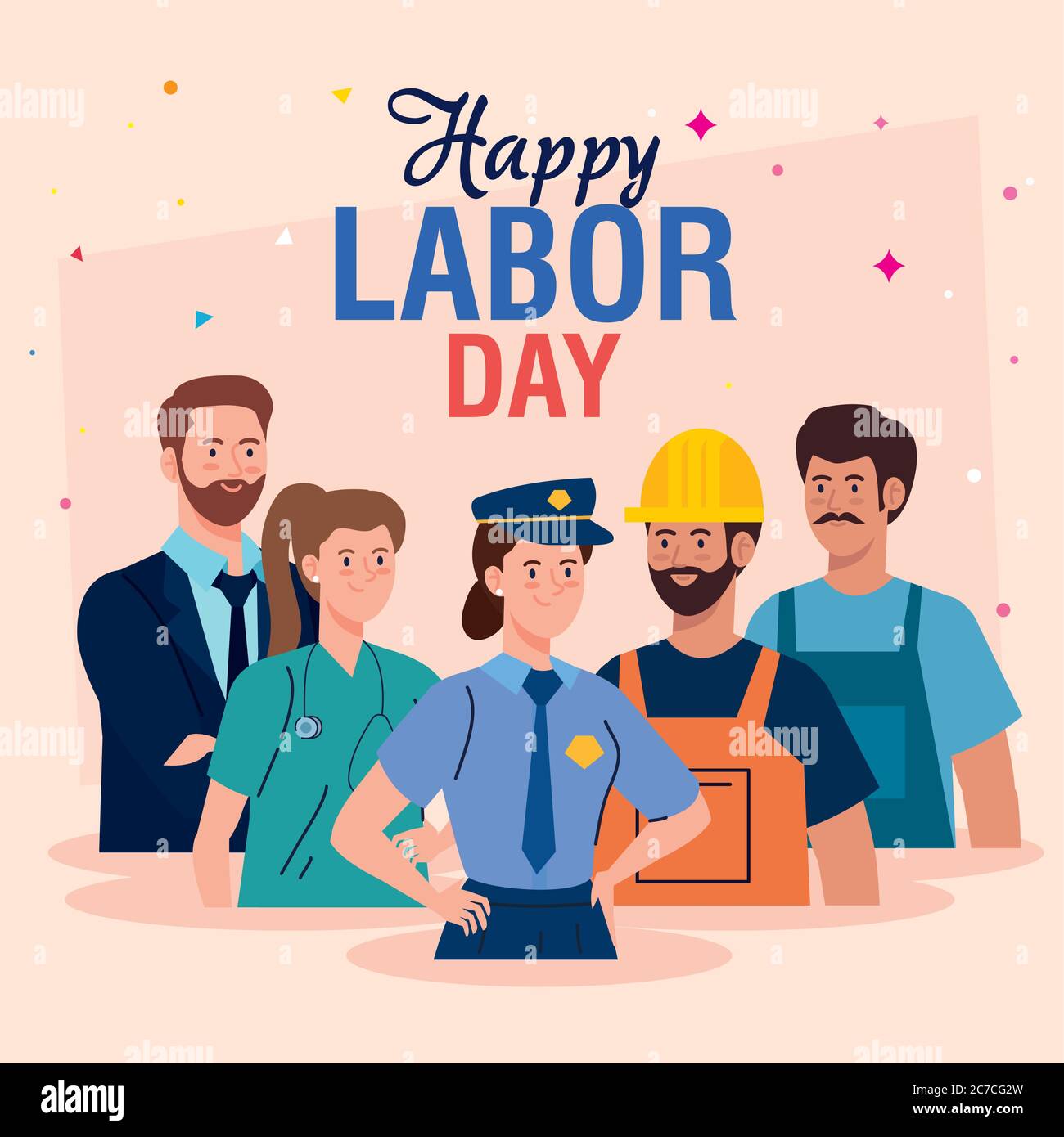 women and men workers vector design Stock Vector Image & Art - Alamy