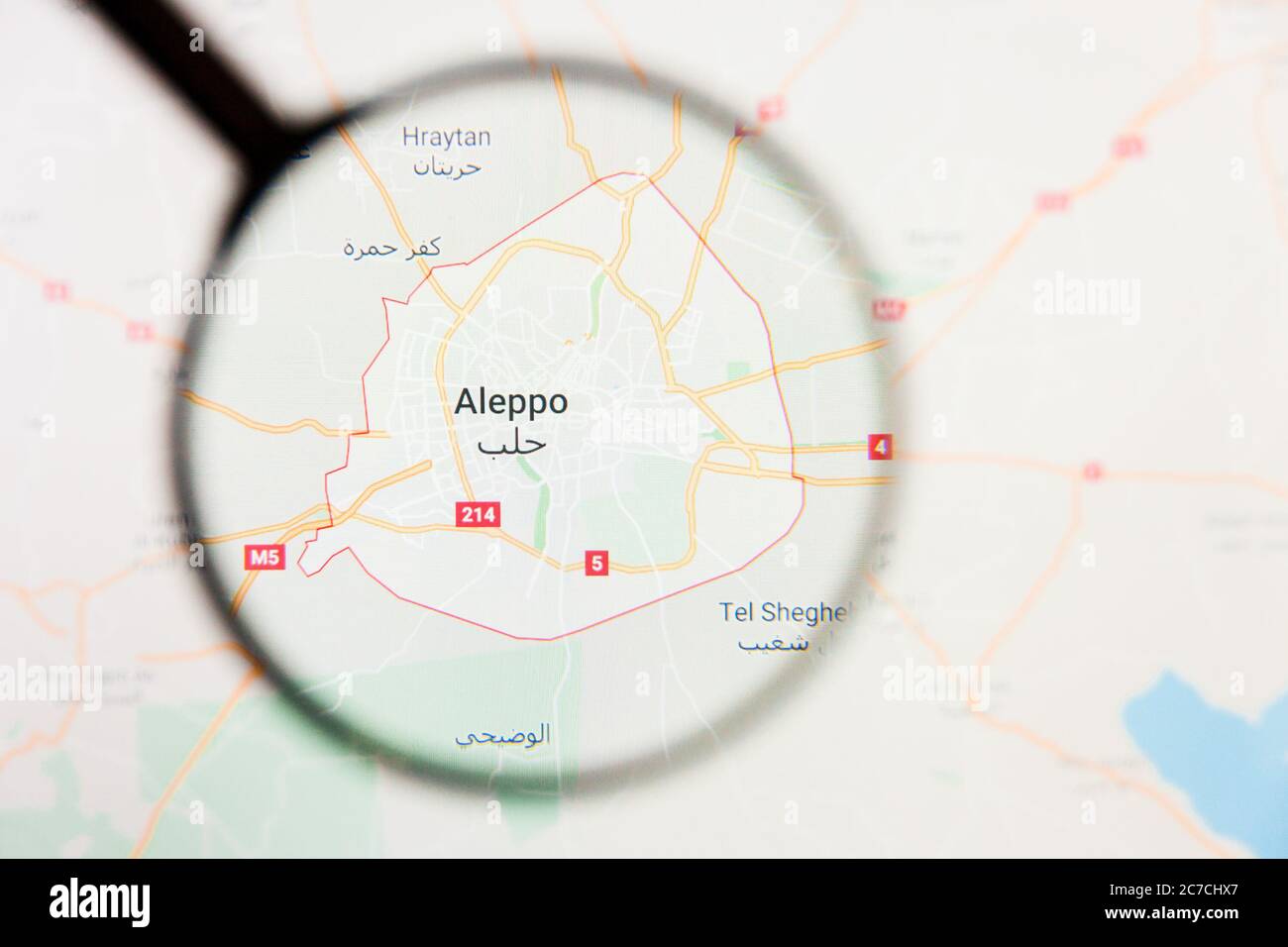 Map of aleppo hi-res stock photography and images - Alamy