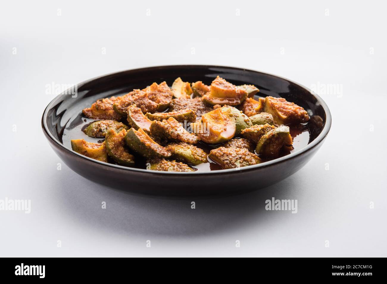 Homemade Mango Pickle Or m Ka Achar In A Bowl Selective Focus Stock Photo Alamy