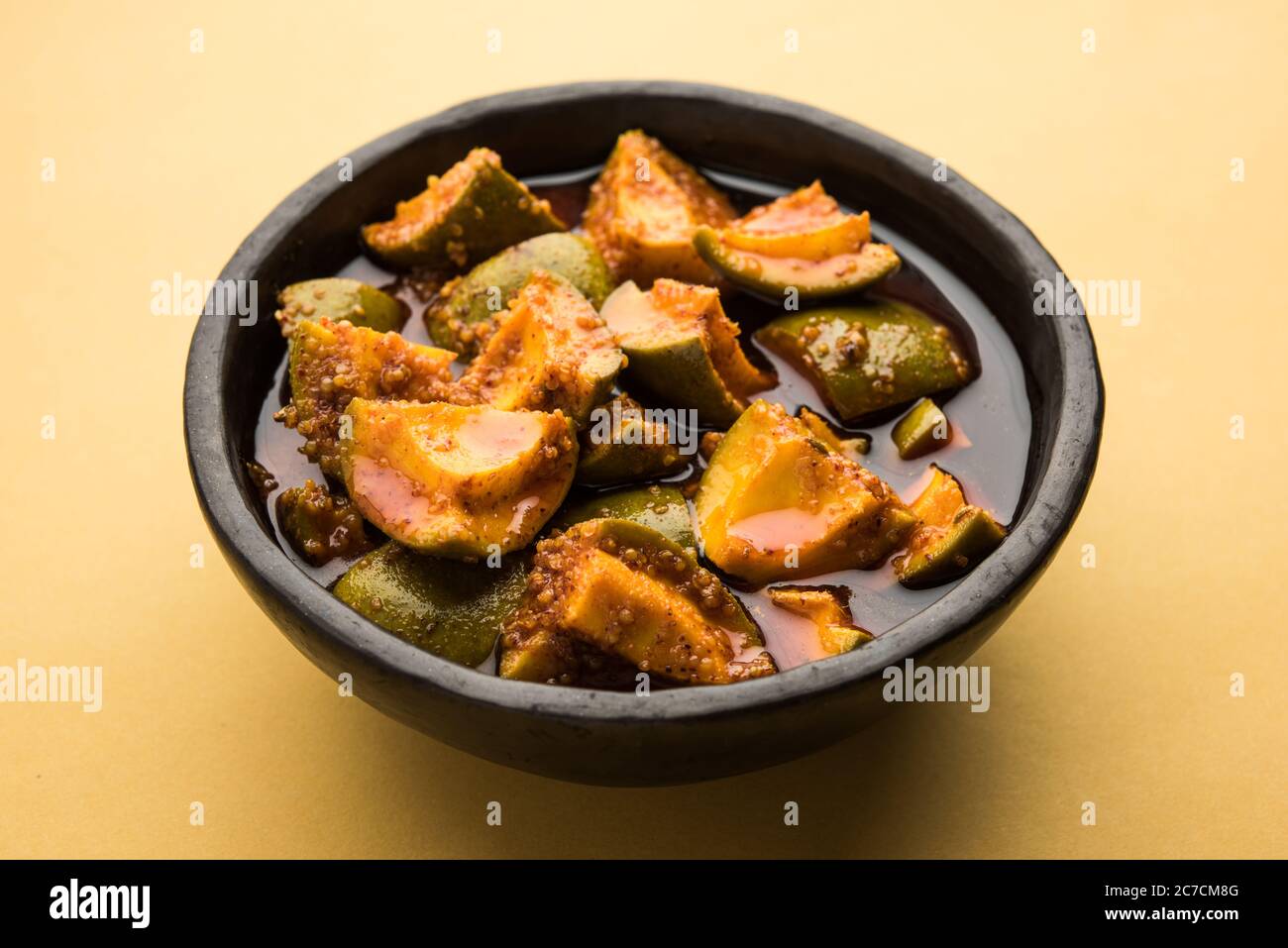 Homemade Mango Pickle Or m Ka Achar In A Bowl Selective Focus Stock Photo Alamy