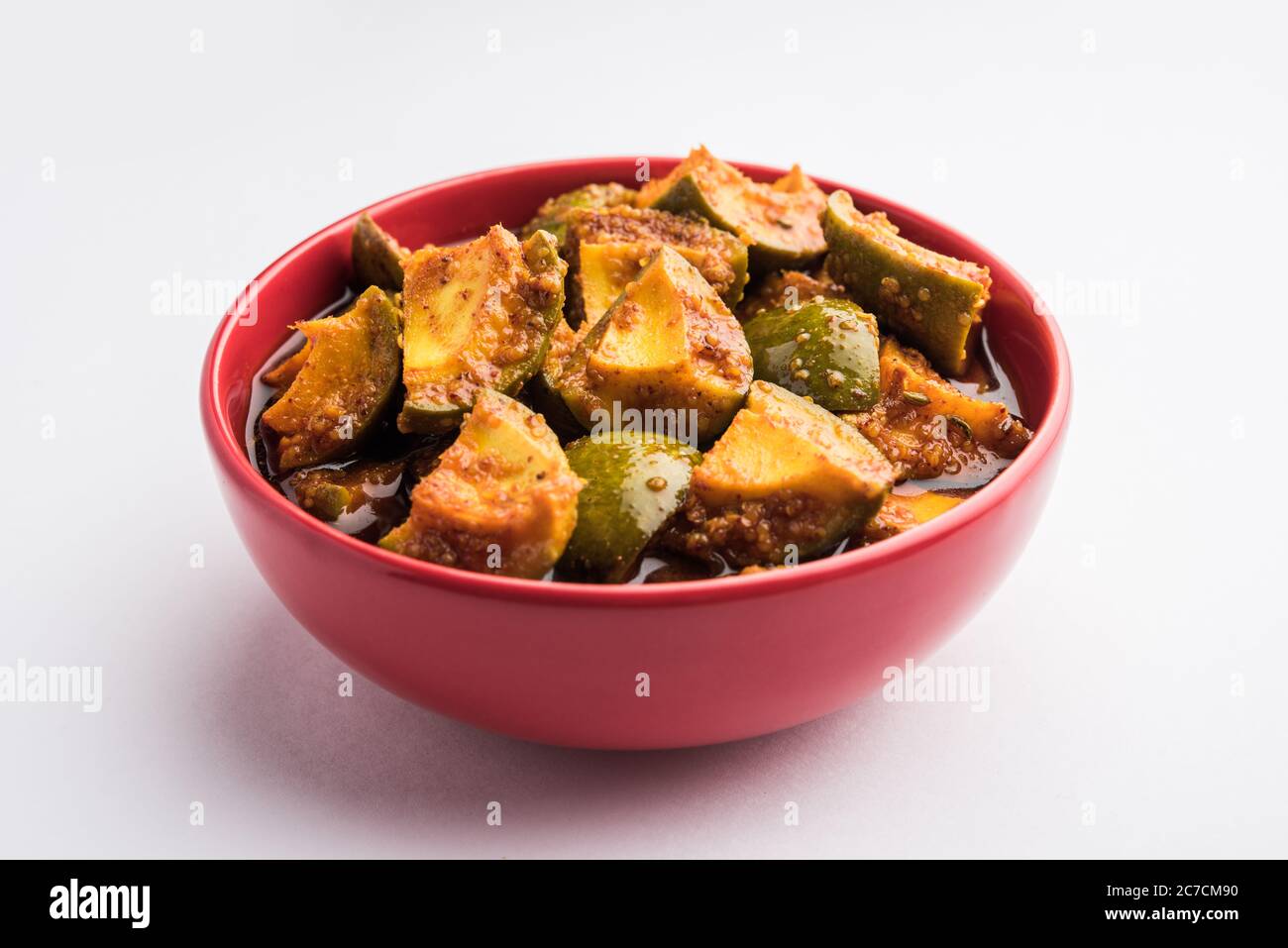 Homemade Mango Pickle Or m Ka Achar In A Bowl Selective Focus Stock Photo Alamy