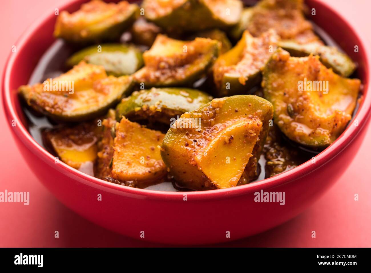 Homemade Mango Pickle Or m Ka Achar In A Bowl Selective Focus Stock Photo Alamy